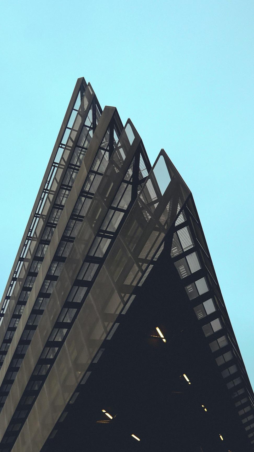 Contemporary volcanic stone architecture