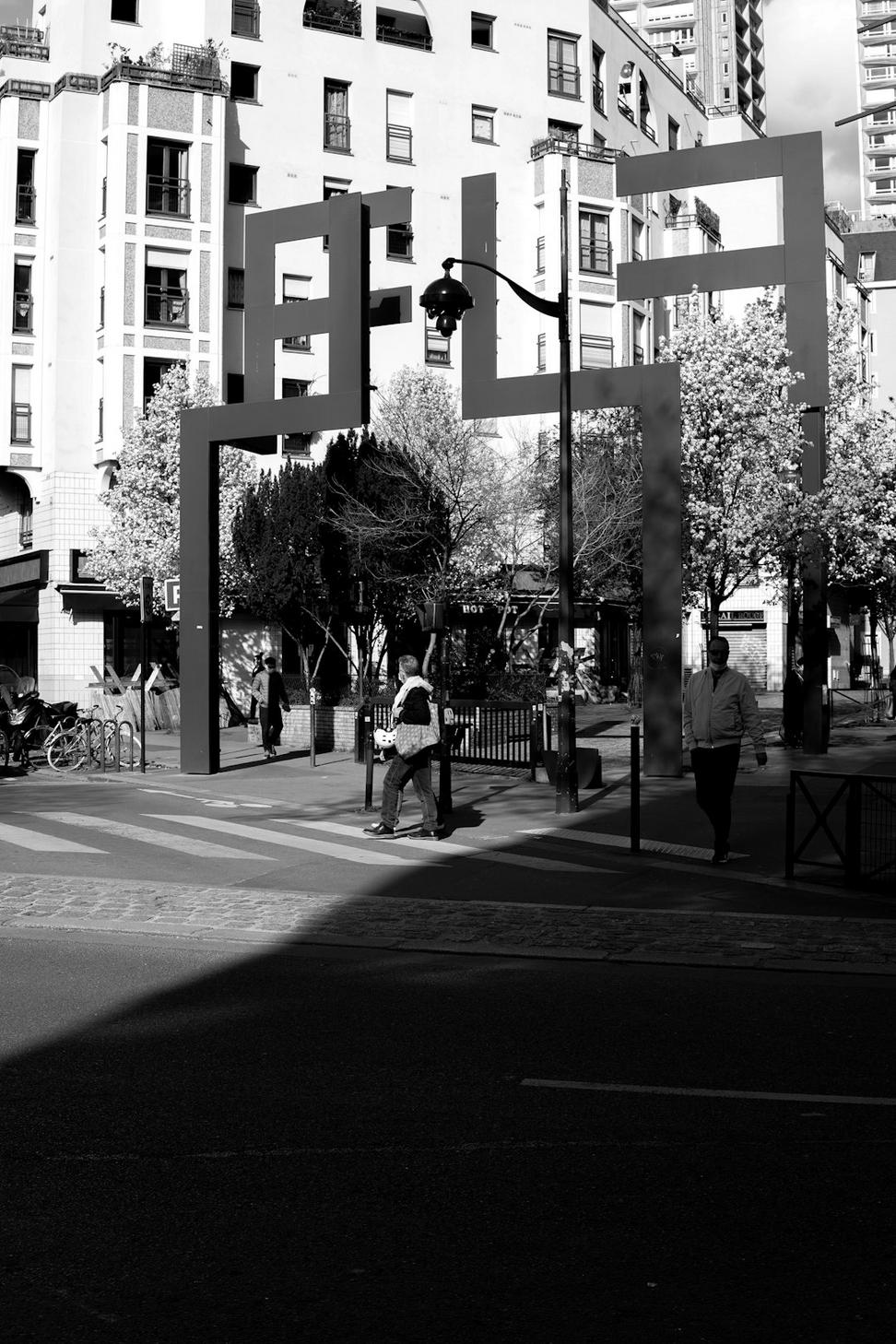 Urban planning with volcanic stone elements